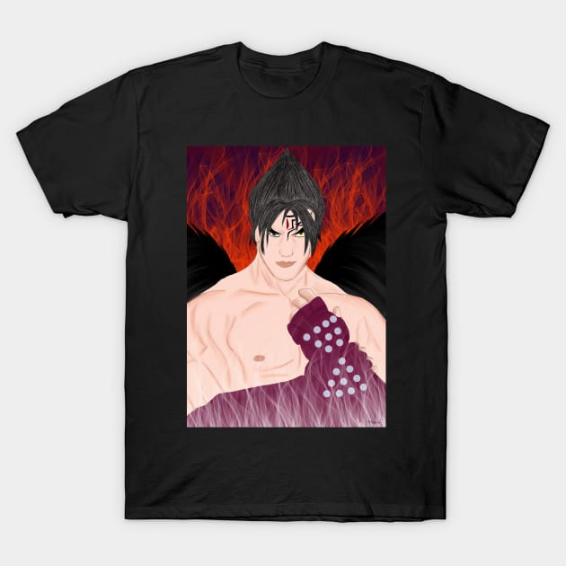 Devil Jin T-Shirt by Mikaela Studios